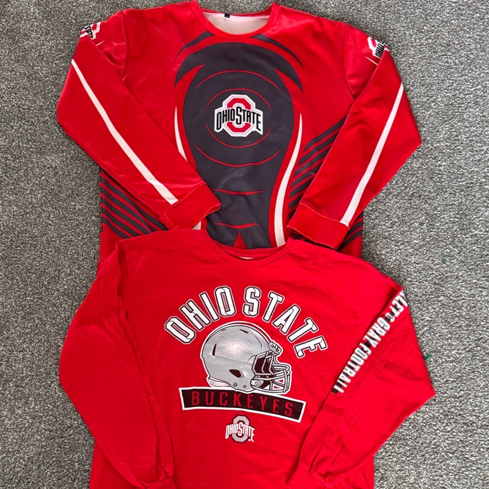 Ohio State Man Red Long Sleeve Shirt size XL